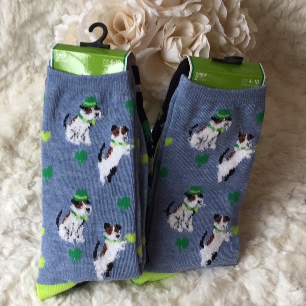 🆕☘️Hallmark St. Patrick’s Day/ Terrier Sock Bundle